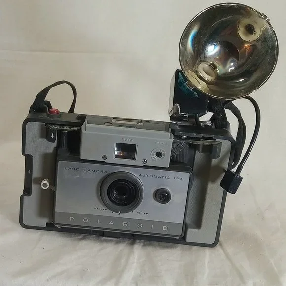 Polaroid Electric Eye Land Camera Model J66 With Original Polaroid